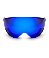 ColdCarve replacement visor, Aurora Blue tint