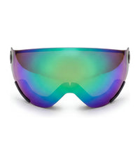 ColdCarve replacement visor, Green Revo tint