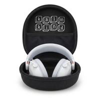 kalmkind ear defenders + carry case bundle, Chalk colourway